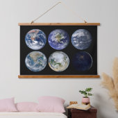 Afbeelding vergelijking van iconische Uitzichten v Hangend Wandkleed (Slaapkamer)