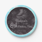 Afbeelding Verjaardag Borden van SkateParty Papieren Bordje (Voorkant)