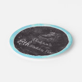 Afbeelding Verjaardag Borden van SkateParty Papieren Bordje (Gekanteld)