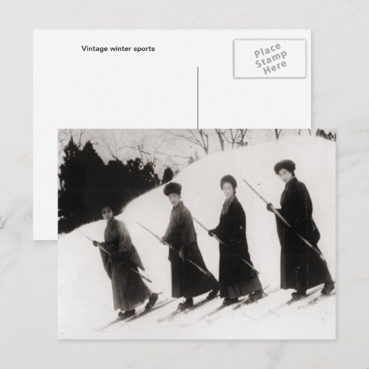  afbeelding, vier Japanse dames Briefkaart (Voorkant / Achterkant)