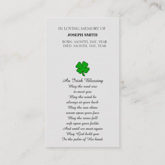 Afbeelding viering van de Kaart van de levensdenkw Visitekaartje (Achterkant)