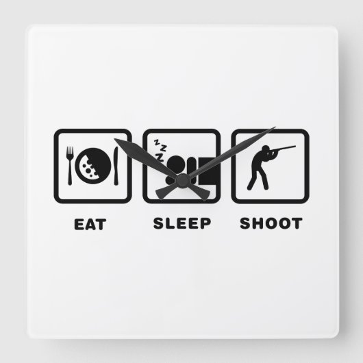 Afbeelding Vierkante Klok (Voorkant)