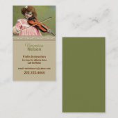 Afbeelding Violin Teacher Visitekaartje (Voorkant / Achterkant)