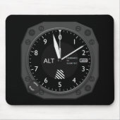 Afbeelding vliegtuig hoogtemeter muismat (Voorkant)