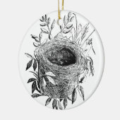  afbeelding vogelnesttest keramisch ornament (Links)