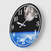 Afbeelding voor aardeontwerp voor acrylwandklok grote klok (Hoek)