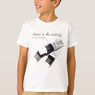 Afbeelding voor acrylverf van kunstschilders t-shirt