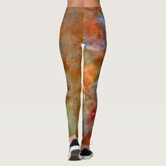 Afbeelding voor astronomie van de kosmische nevel leggings (Achterkant)