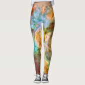 Afbeelding voor astronomie van de kosmische nevel leggings (Voorkant)