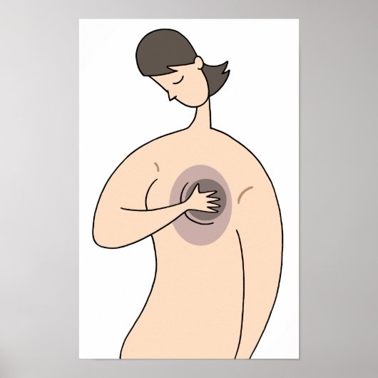 Afbeelding voor borstkankerbewustzijn. poster (Voorkant)