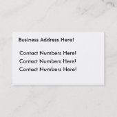 Afbeelding voor de bouw van een visitekaartje-pack visitekaartje (Achterkant)