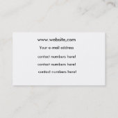 Afbeelding voor de bouw van Visitekaartje (Achterkant)