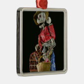 Afbeelding voor de dag van de dood metalen ornament (Rechts)