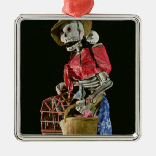 Afbeelding voor de dag van de dood metalen ornament