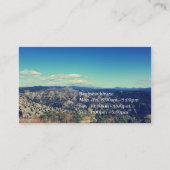 afbeelding voor de lucht en het berglandschap visitekaartje (Voorkant)