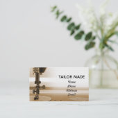 Afbeelding voor de sluiting van naaimachines visitekaartje (Staand voorkant)