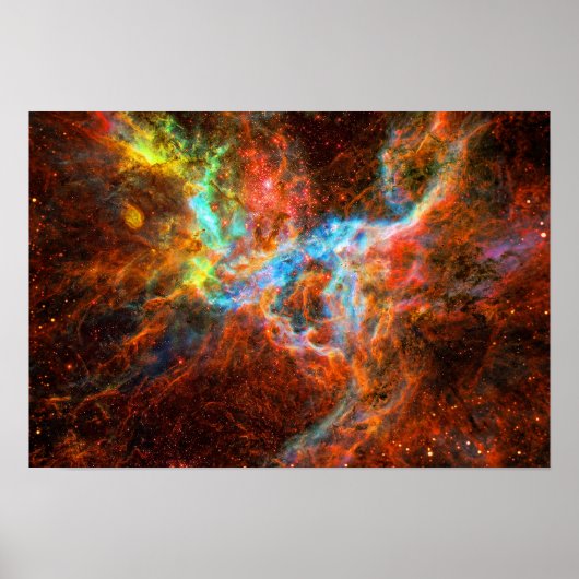 Afbeelding voor de vorming van de Tarantula Nebula Poster (Voorkant)