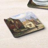 Afbeelding voor een Redbrick-kerk in een Nederland Onderzetter (Linkerzijde)