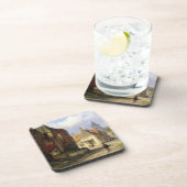 Afbeelding voor een Redbrick-kerk in een Nederland Onderzetter (Rechterzijde)