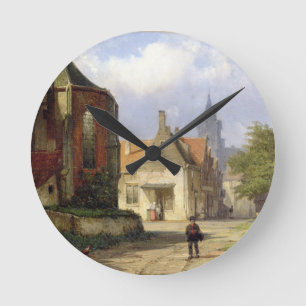 Afbeelding voor een Redbrick-kerk in een Nederland Ronde Klok