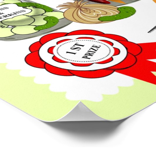 Afbeelding voor eerste prijs: Made Pickles Poster (Hoek)