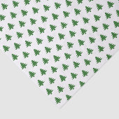 Afbeelding voor groene/witte kerstbomen Lettertype Tissuepapier (Detail)