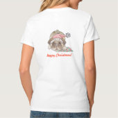 afbeelding voor kerstmis van boeien en zwoegen t-shirt (Achterkant)