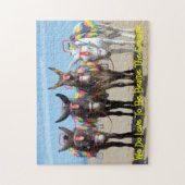 Afbeelding voor kuststrand van Donkey Rides Legpuzzel (Verticaal)