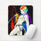 afbeelding voor lijnspleten muismat (Met muis)