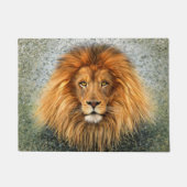 Afbeelding voor Lion Fotograaf Verf Kunst Deurmat (Voorkant)