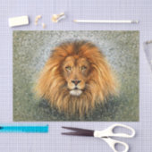 Afbeelding voor Lion Fotograaf Verf Kunst Tissuepapier (Craft)