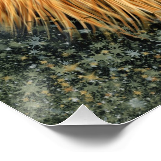 Afbeelding voor lionfotografie verf kunst poster (Hoek)