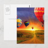 afbeelding voor luchtballon briefkaart (Voorkant / Achterkant)