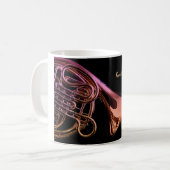 Afbeelding voor muziekinstrumenten van de Franse H Koffiemok (Voorkant links)