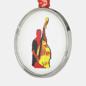 Afbeelding voor onberispelijke toegang Rood en gee Metalen Ornament (Links)