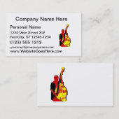 Afbeelding voor onberispelijke toegang Rood en gee Visitekaartje (Voorkant / Achterkant)