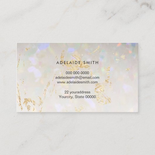 afbeelding voor optische textuur visitekaartje (Achterkant)