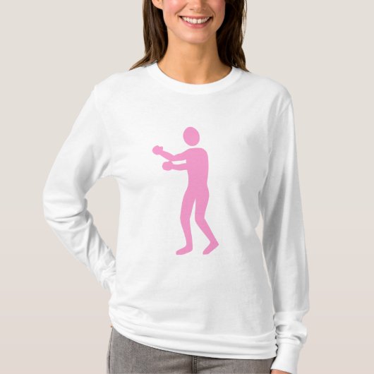 Afbeelding voor piek - Roze T-shirt (Voorkant)