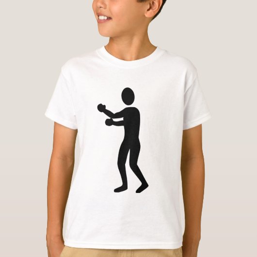 Afbeelding voor piek - zwart t-shirt (Voorkant)