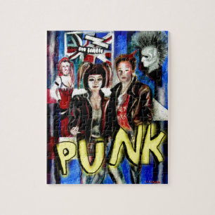 afbeelding voor punk rockmuziek mode legpuzzel