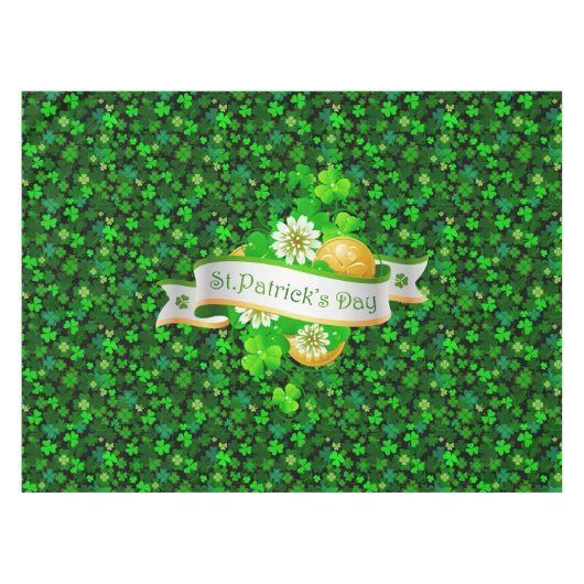 Afbeelding voor St.Patrick's Day Tafelkleed (Voorkant (Horizontaal))