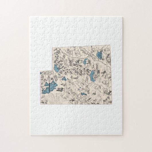  Afbeelding voor Utah Shaped Legpuzzel (Verticaal)