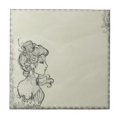 afbeelding voor vrouwen tegeltje (Voorkant)