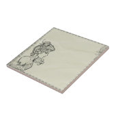 afbeelding voor vrouwen tegeltje (Zijkant)