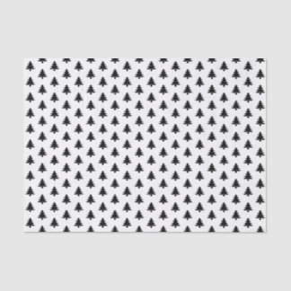 Afbeelding voor zwart/wit kerstbomen Lettertype Tissuepapier