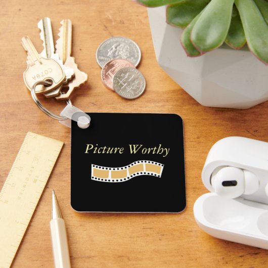 Afbeelding waardige acryl Sleutelhanger (Bureau)