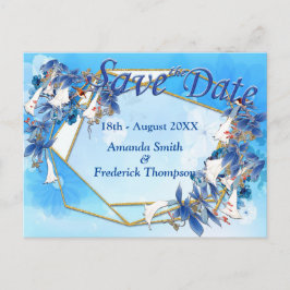 Afbeelding Waterverf Moon-flower Aankondigingskaart