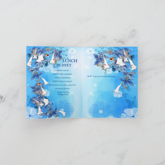 Afbeelding Waterverf Moon flower Couple Shower (Binnen)