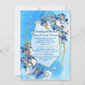 Afbeelding Waterverf Moon flower Couple Shower Kaart (Voorkant)