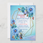 Afbeelding Waterverf Moon flower Couple Shower Kaart (Voorkant)